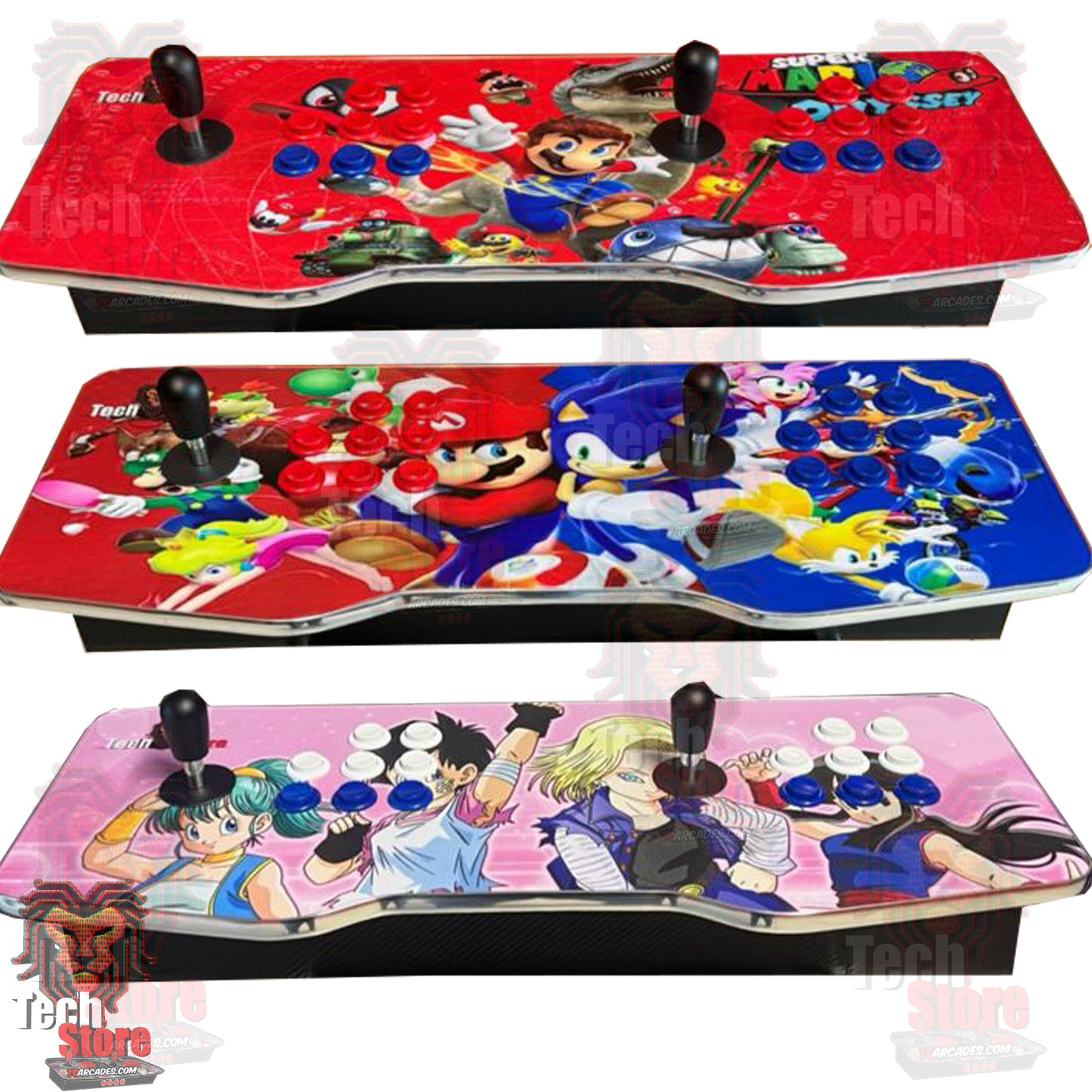 Tablero arcade Techstore plus | 17,000 Juegos | TSARCADES