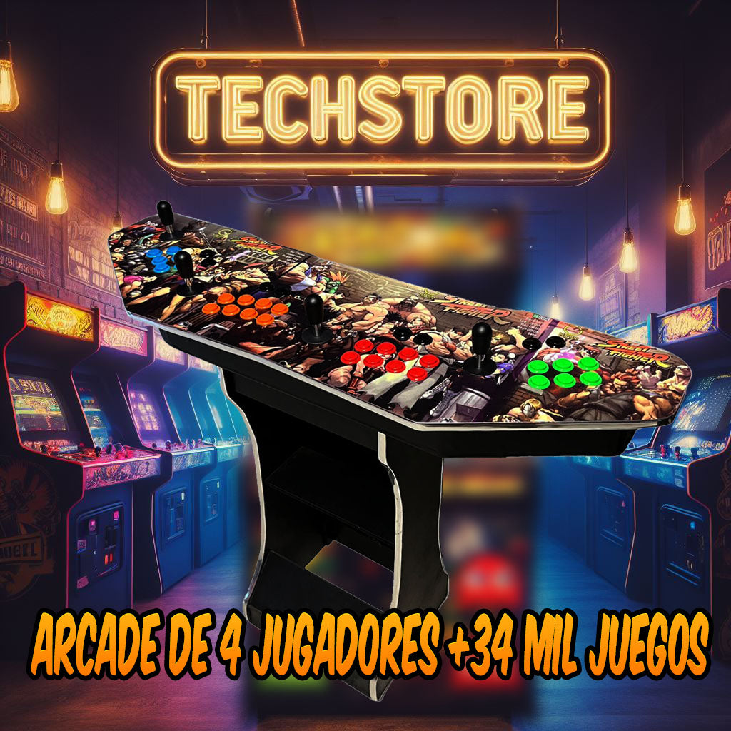 Tablero arcade 4 Jugadores