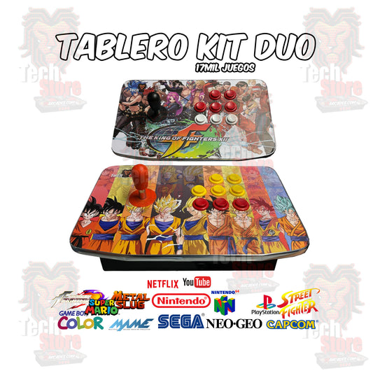 Tablero arcade KIT DUO | 17,000 Juegos | TSARCADES