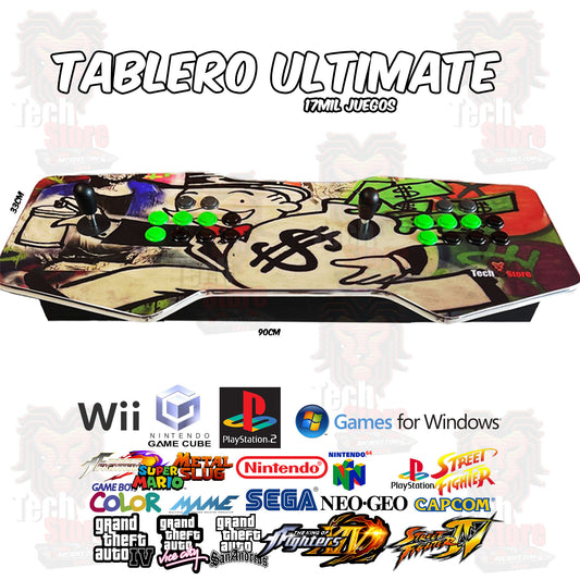 Tablero arcade Ultimate | 17,000 Juegos 2TB | TSARCADES